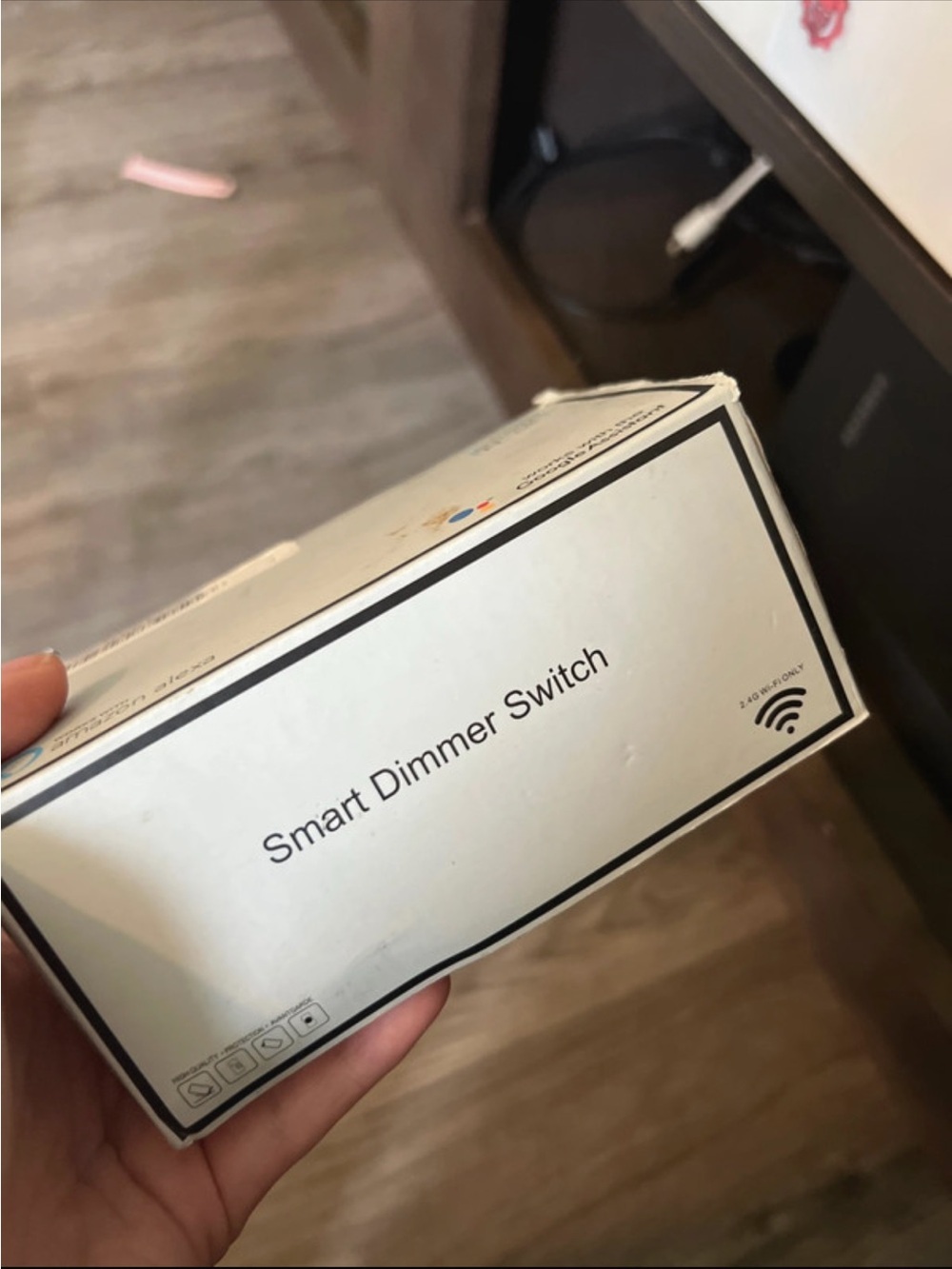 Smart Dimmer Switch - White - Compatible Wi‑Fi Control